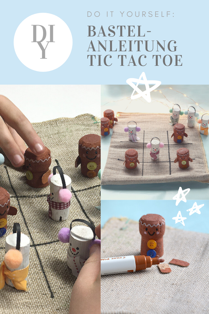 Tic Tac Toe für 2 Spieler - Spielfeld 14 x 14 cm - Strategiespiel