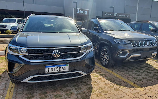 VW Taos x Jeep Compass Flex: comparativo de consumo, preço e performance