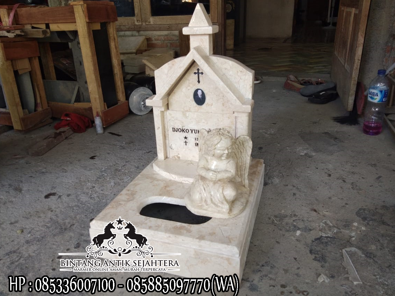 Sentral Marmer Tulungagung Makam Kristen, Nisan Kuburan Kristen, Nisan