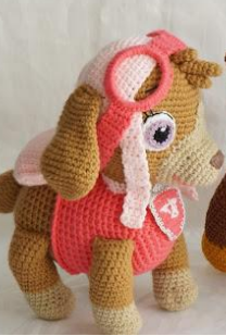 amigurumi patrulla canina