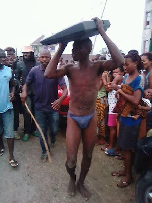 Suspected thief stripped to his underwear after he was allegedly caught stealing a keyboard from a church