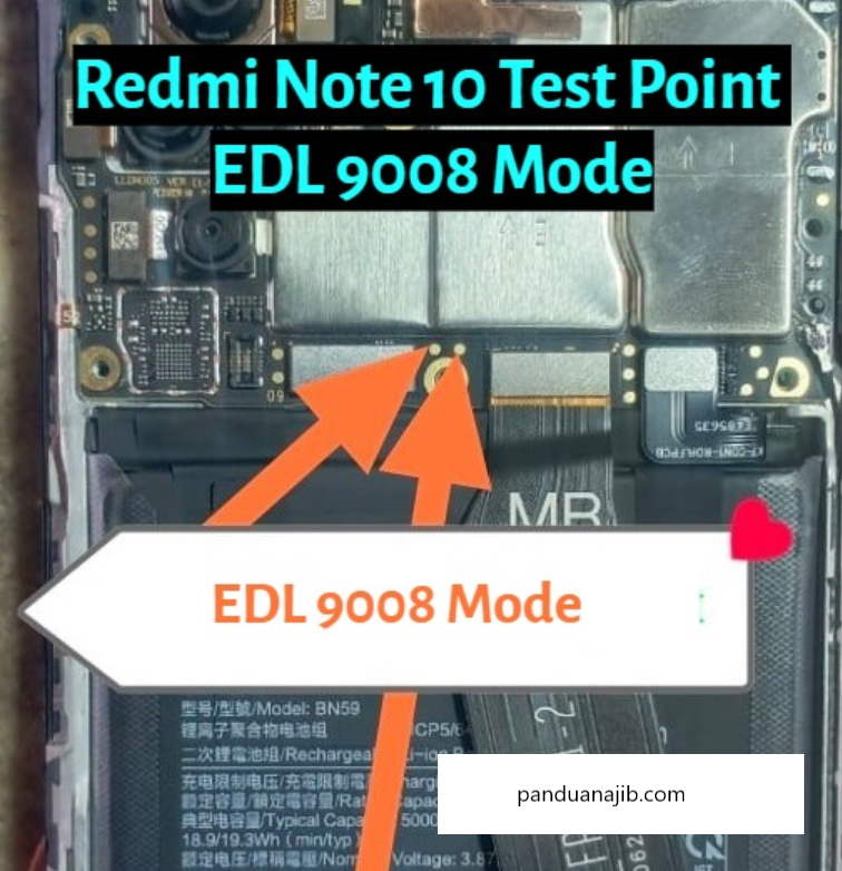 Letak Titik Test Point Edl Mode 9008 Xiaomi Redmi Note 7 Aka Lavender