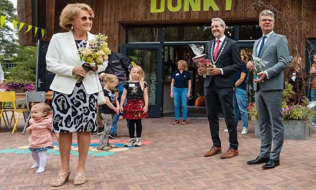 Princess Margriet attended the celebration of the 5th anniversary of the Onky Donky House of the Onky Donky Foundation in Rhenen