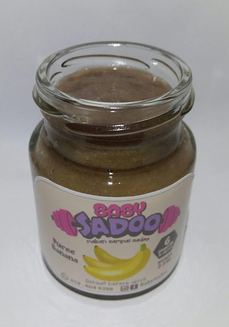 Baby Food - Puree Banana for 6 months and above 