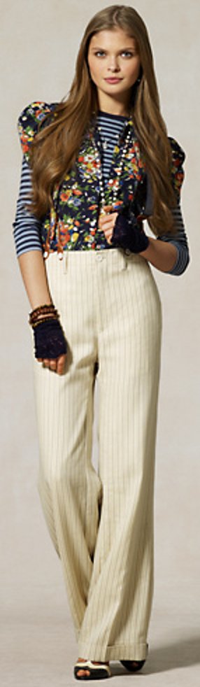 high waisted trousers with braces