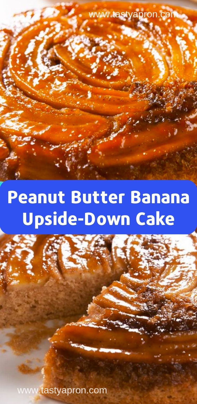 Best Peanut Butter & Banana UpsideDown Cake Recipe Joki's Kitchen