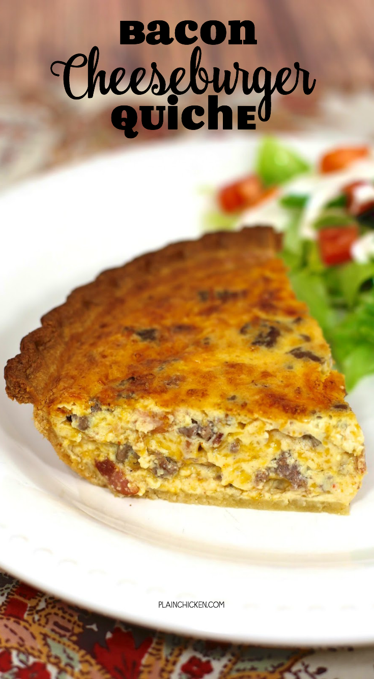 Bacon Cheeseburger Quiche Plain Chicken®