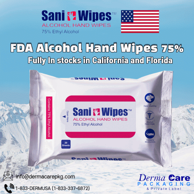 [OTG] FDA Alcohol Hand Wipes, Disinfectant wipes, USA Alcohol wipes 75