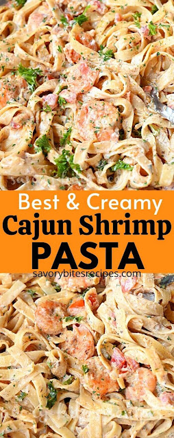 Cajun Shrimp pasta