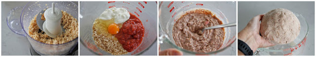 Homemade Christmas Dog Treat Biscuit Bars and DIY Wrappers - Making the Dough Step-by-step making homemade dog treat dough