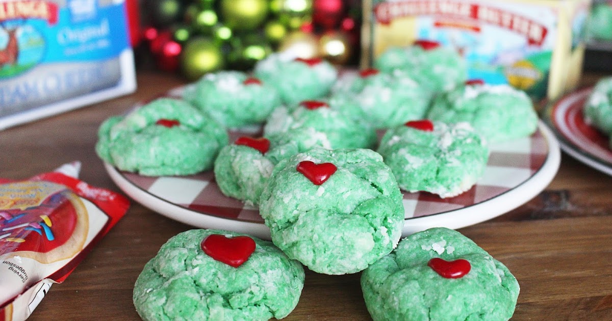 Kylee's Kitchen Grinch Gooey Butter Cookies