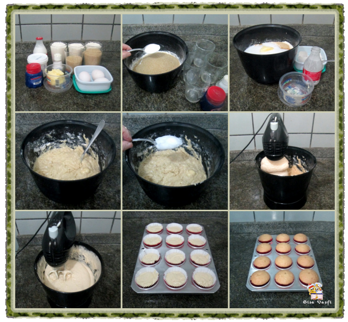Cupcake de coco com nozes 3 Cupcake de coco com nozes 3