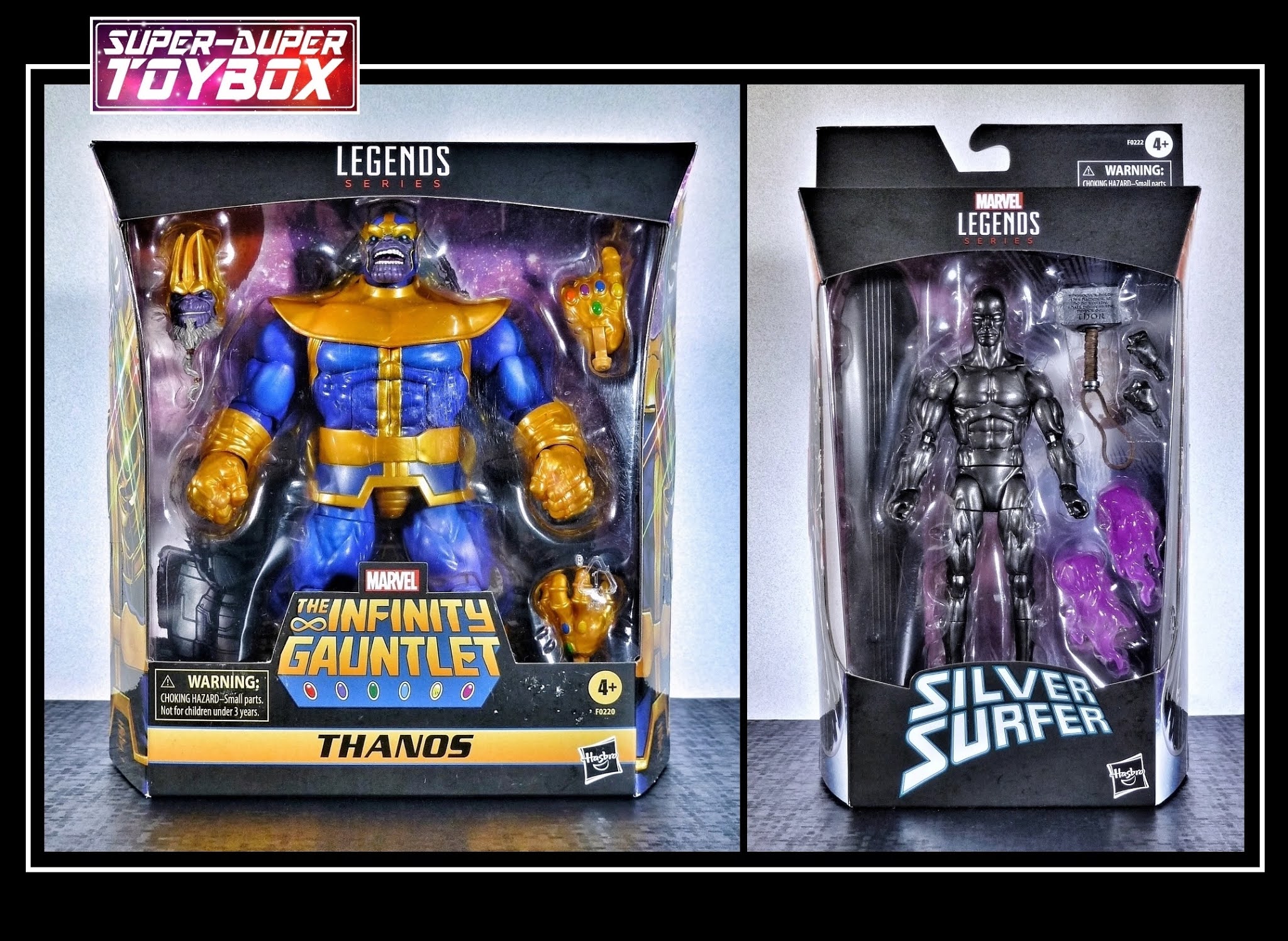 Marvel Legends Infinity Gauntlet Thanos & Obsidian Surfer