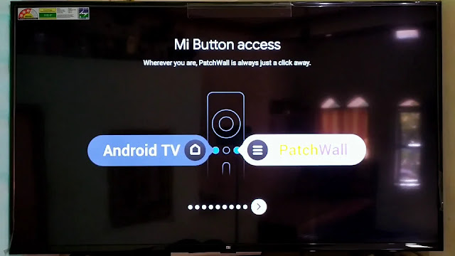 click on next-next mi tv features showing of mi tv
