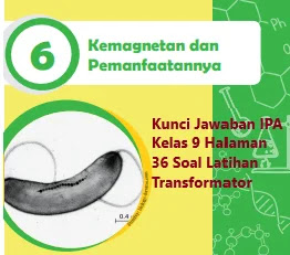 Kunci-Jawaban-IPA-Kelas-9-Halaman-36-Bab-6-Soal-Latihan-Transformator Kunci-Jawaban-IPA-Kelas-9-Halaman-36-Bab-6-Soal-Latihan-Transformator