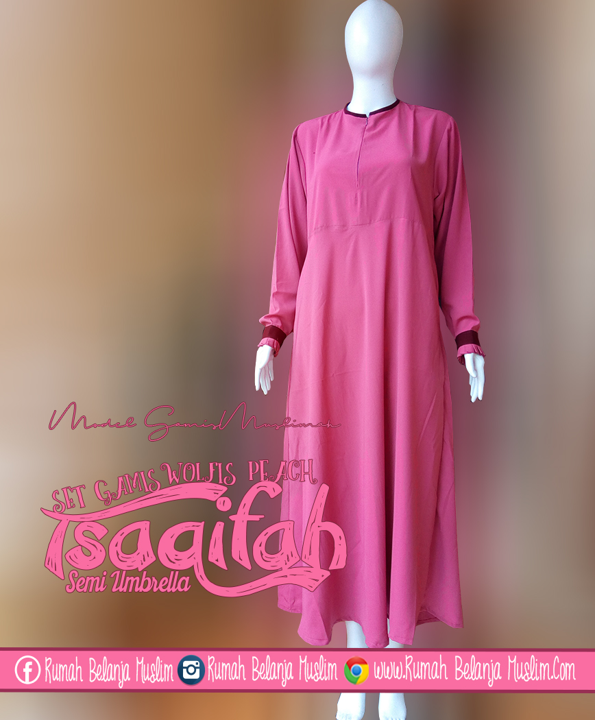 RUMAH BELANJA MUSLIM: Gamis Bercadar Spesial Editions Tsaqifah