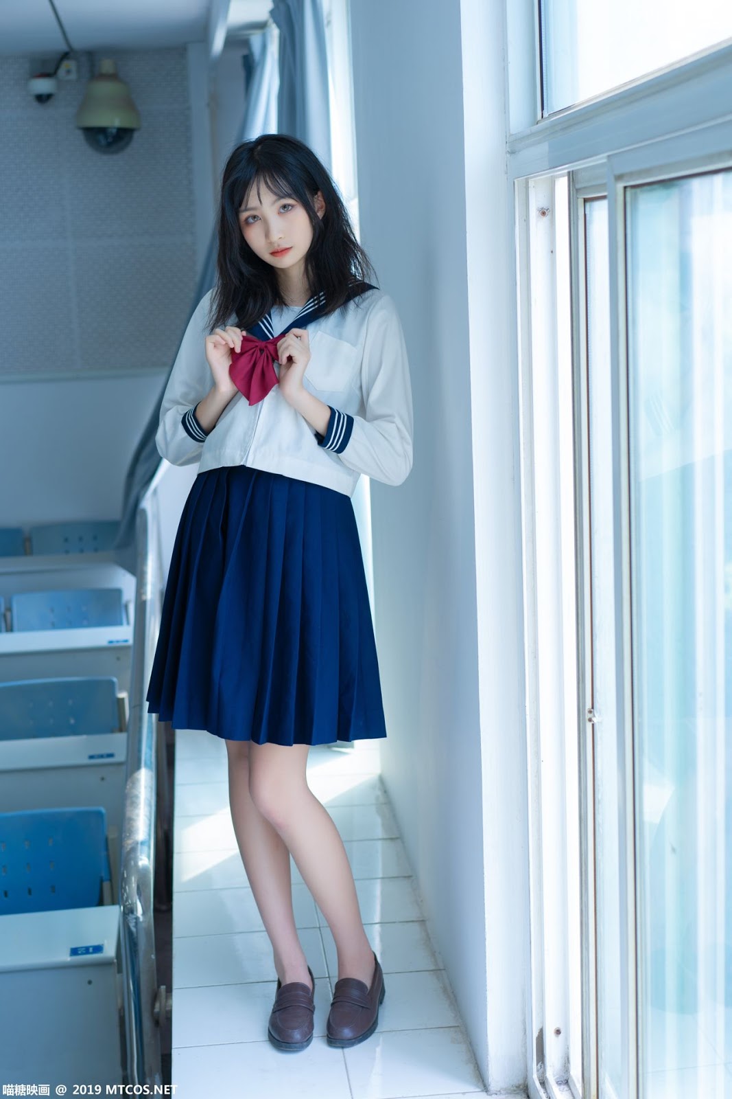 Image MTCos 喵糖映画 Vol.014 – Chinese Cute Model With Japanese School Uniform - TruePic.net- Picture-12