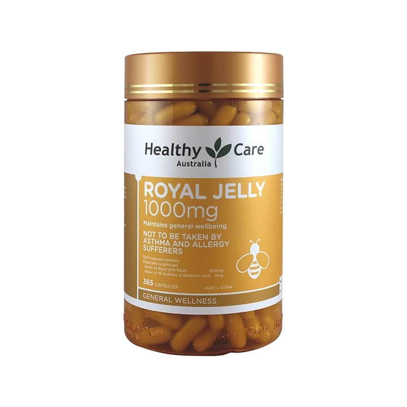 Healthy Care Sữa ong chúa Royal Jelly 365 viên (1000mg)