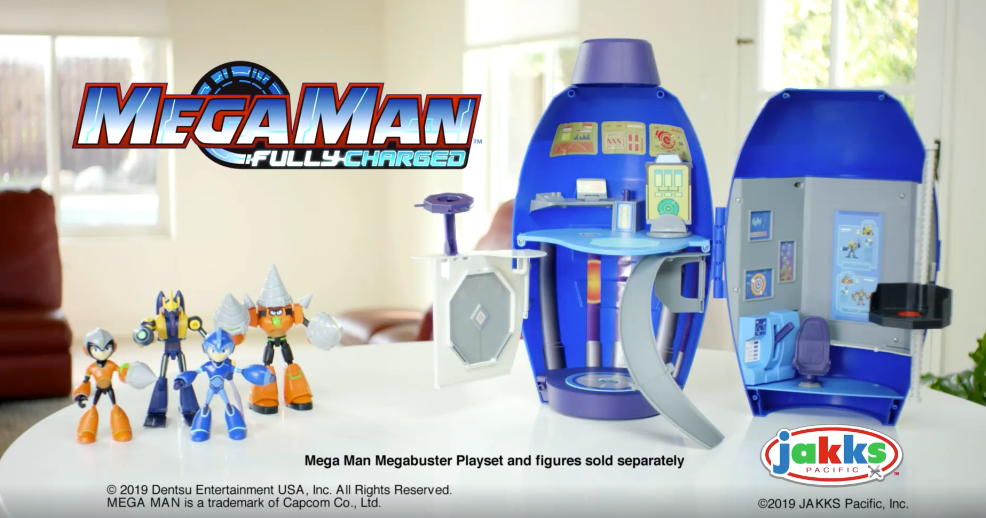 mega man fully charged figure