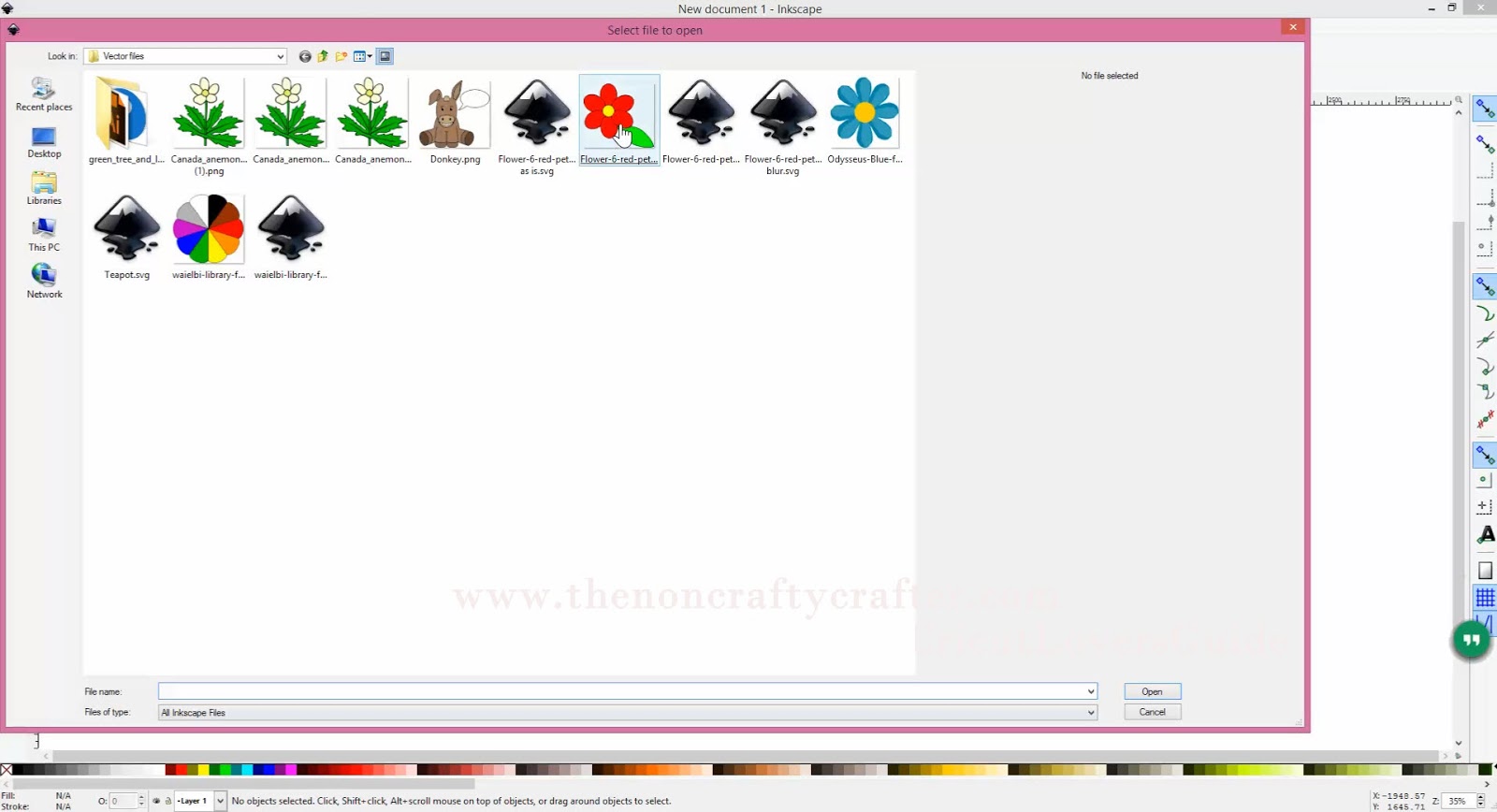 Download The Non Crafty Crafter Inkscape Converting A Jpg Or Png Into A Svg SVG Cut Files