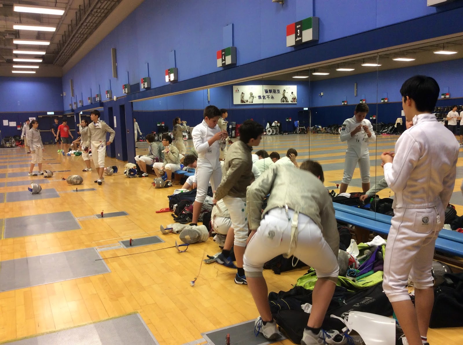 MOSMAN FENCING ACADEMY Training in Hong Kong with National Team