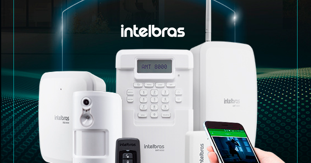 Linha 8000 Intelbras Sistema de Alarme Sem Fio de Longo alcance UpperSeg