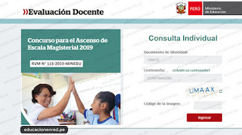 MINISTERIO DE EDUCACIÓN – MINEDU- PUBLICA RESULTADOS DEL CONCURSO DE ASCENSO