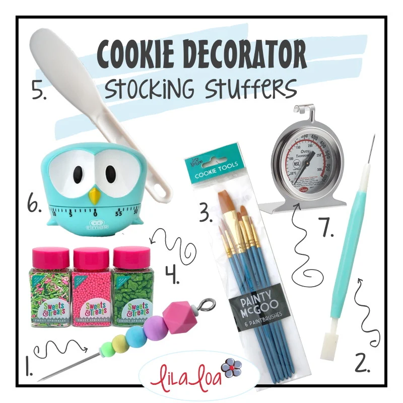 Cookie decorator stocking stuffer gift list