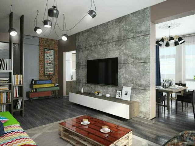 Loft style living room