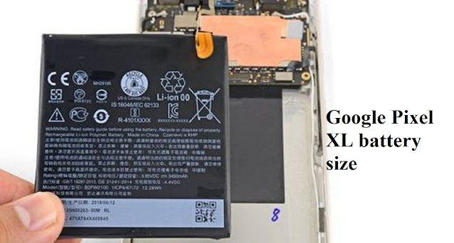 Google Pixel xl battery size This is BIG? Google Pixel xl battery size