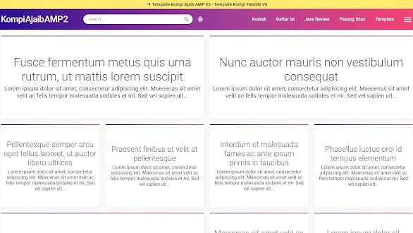 Premium Blogger AMP Template - Kompi Ajaib AMP HTML V3 Premium Blogger AMP Template - Kompi Ajaib AMP HTML V3