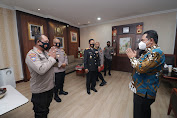 Pejabat Sementara (PJS) Gubernur Kepri Kunjungan Kerja Kapolda Kepri.