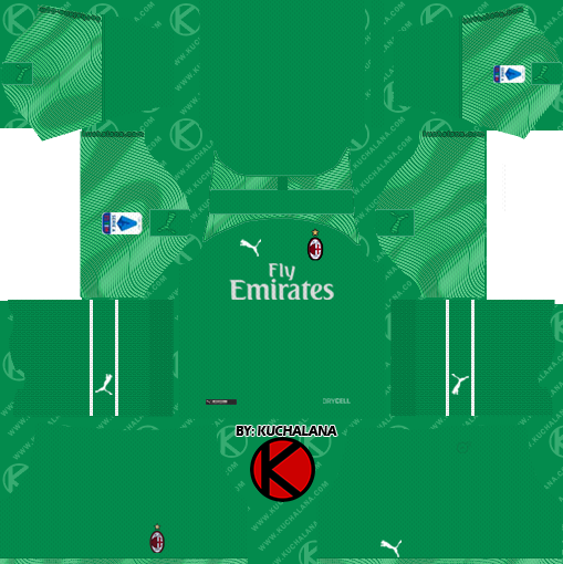 AC Milan 2019/2020 Kit - Dream League Soccer Kits - Kuchalana