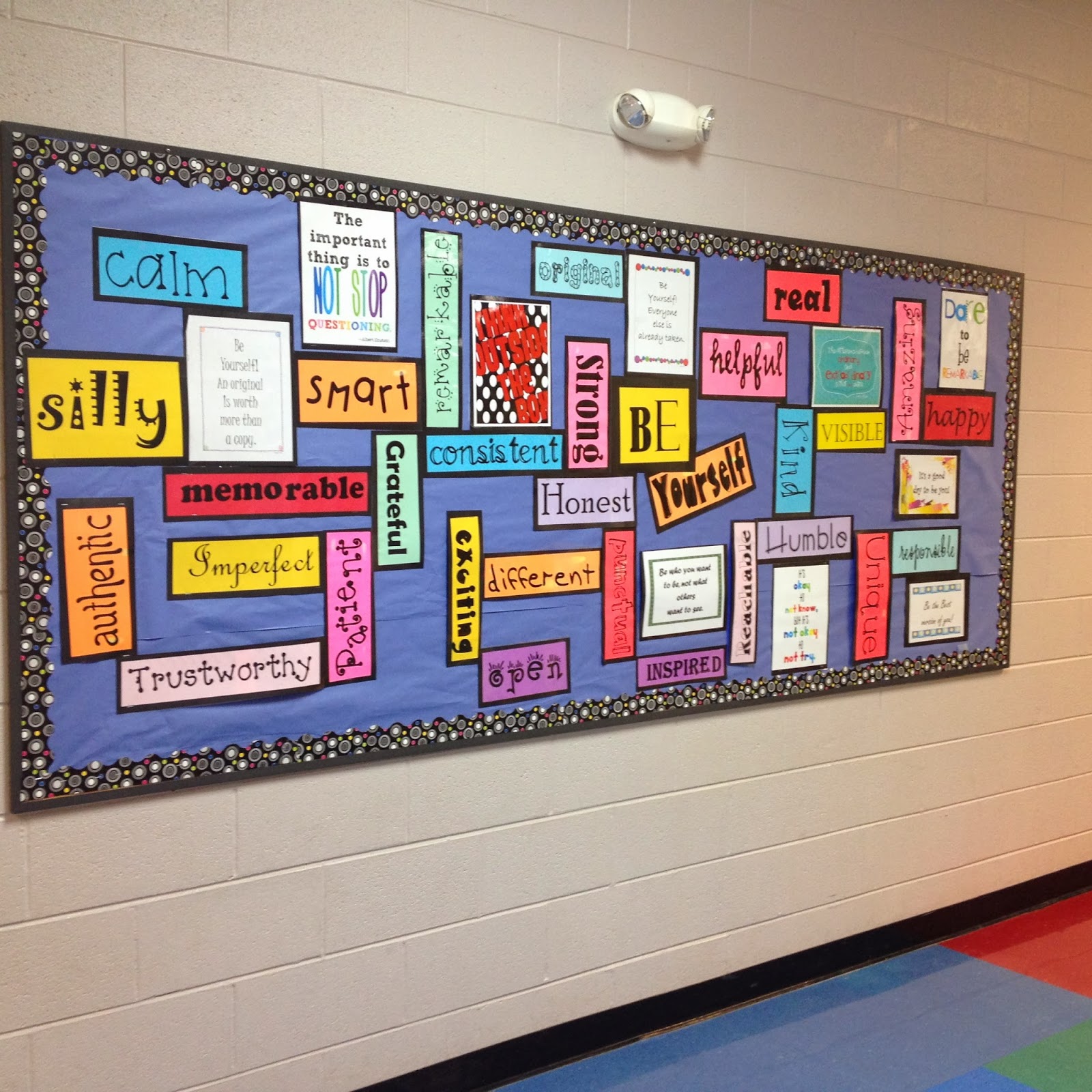 The Teacher with a Ponytail Library Bulletin Board