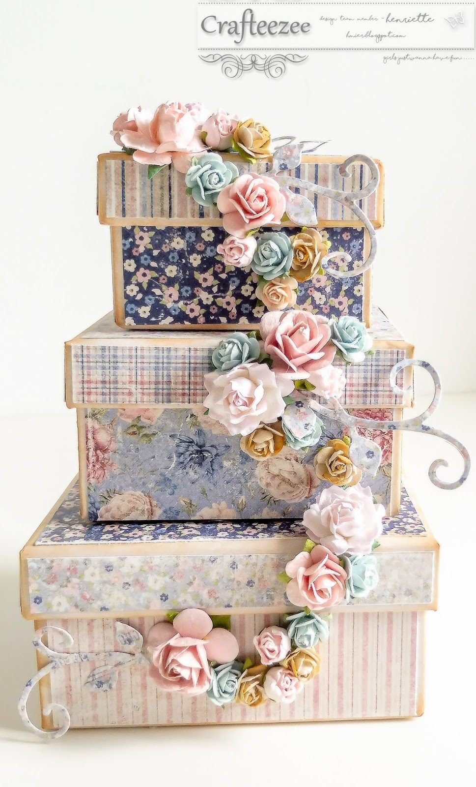 Crafteezee Shop: Stacked boxes with Maja design
