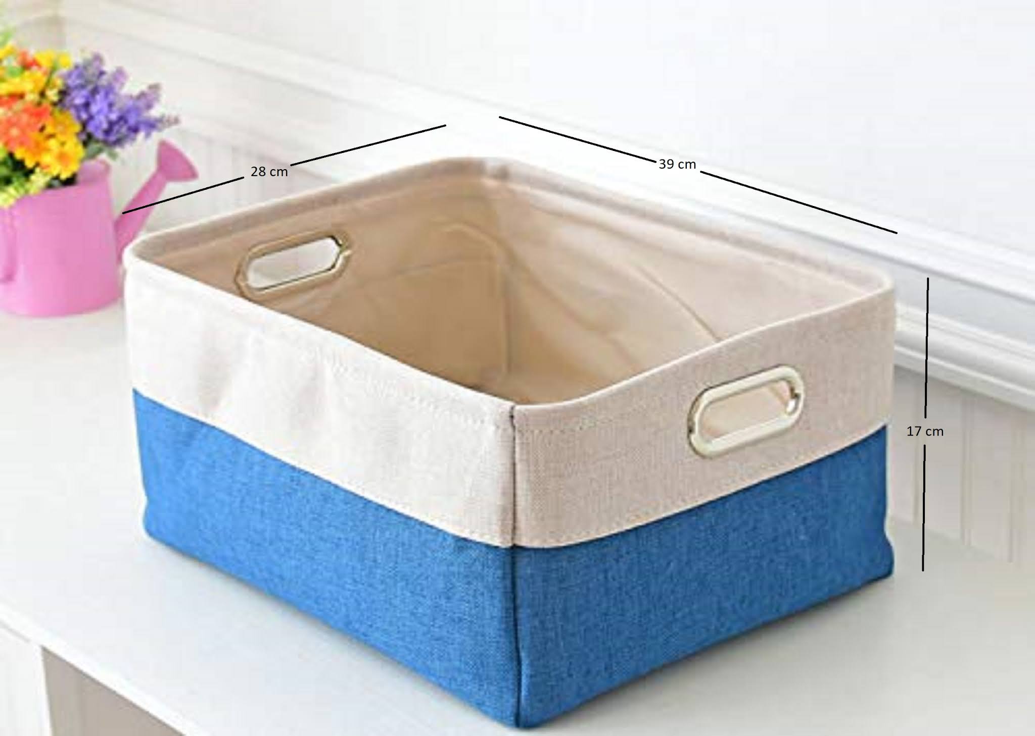 Foldable Storage Bin Basket Organizer for Clothes Laundry Organizer Bag