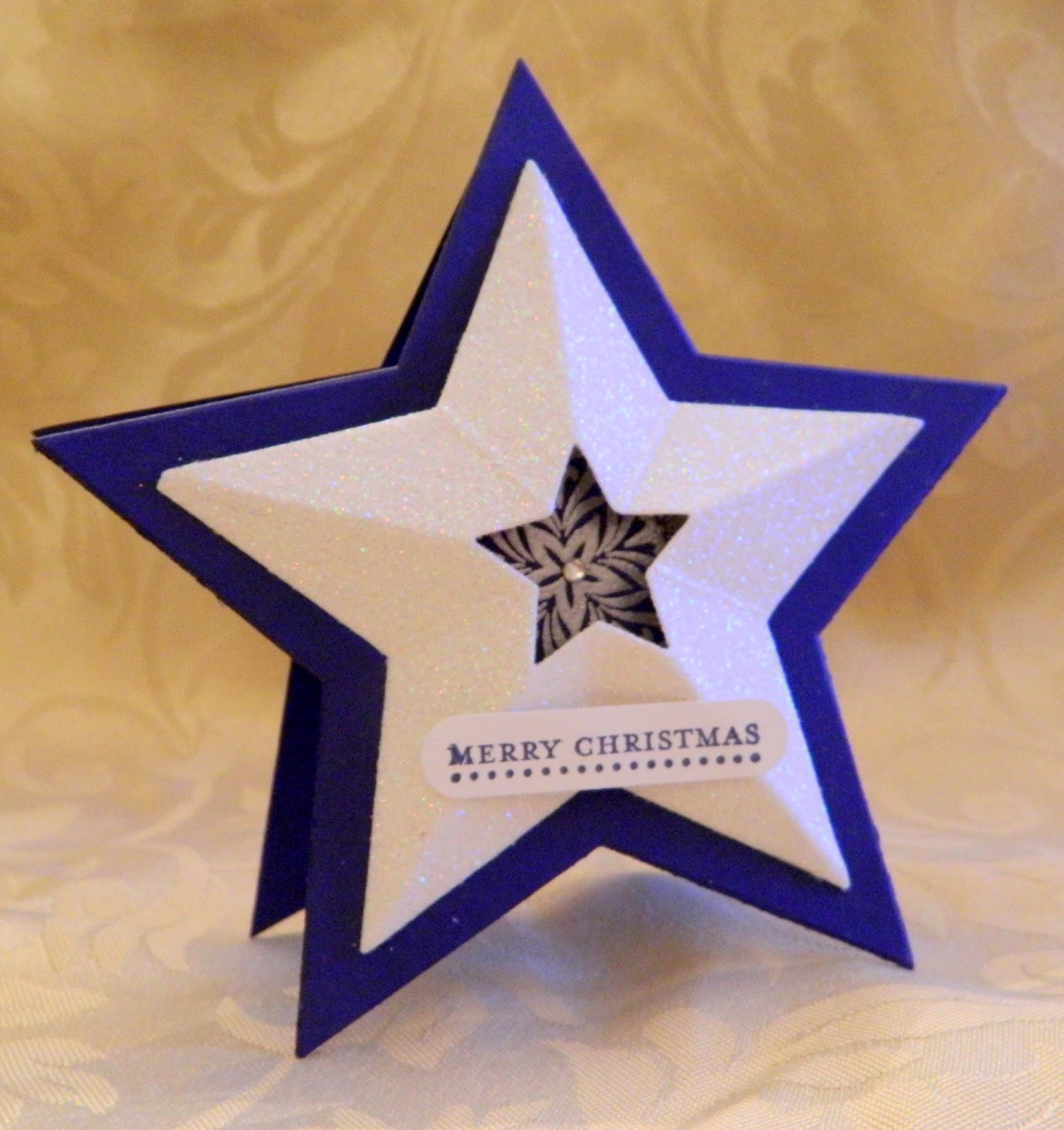 Kimber Kreations Star Christmas Card