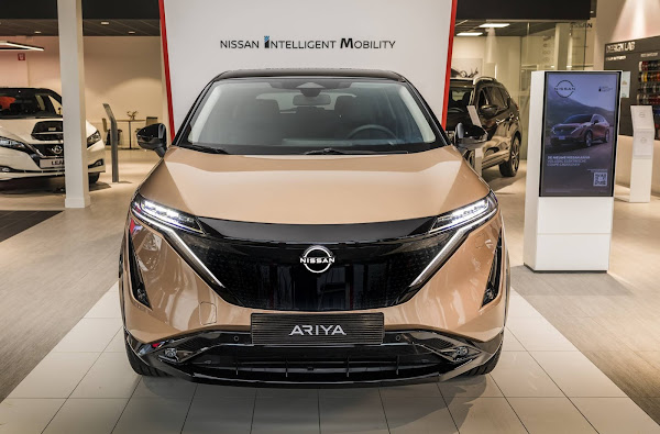 Novo logo da Nissan estreia na Europa com o Ariya Novo logo da Nissan estreia na Europa com o Ariya