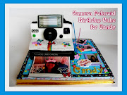 Camera Polaroid Birthday Cake for Candy