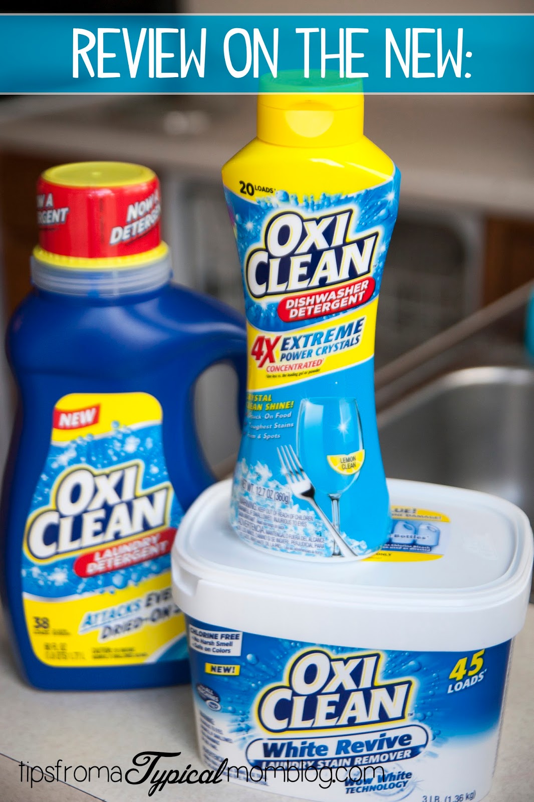 Sponsored: Spring Cleaning with OxiClean's New Products and a review from Tips From a Typical Mom. These cleaners are amazing! #MC