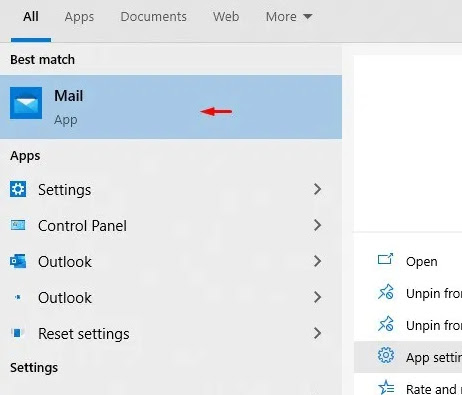 Adding an Email Account in the Windows 10