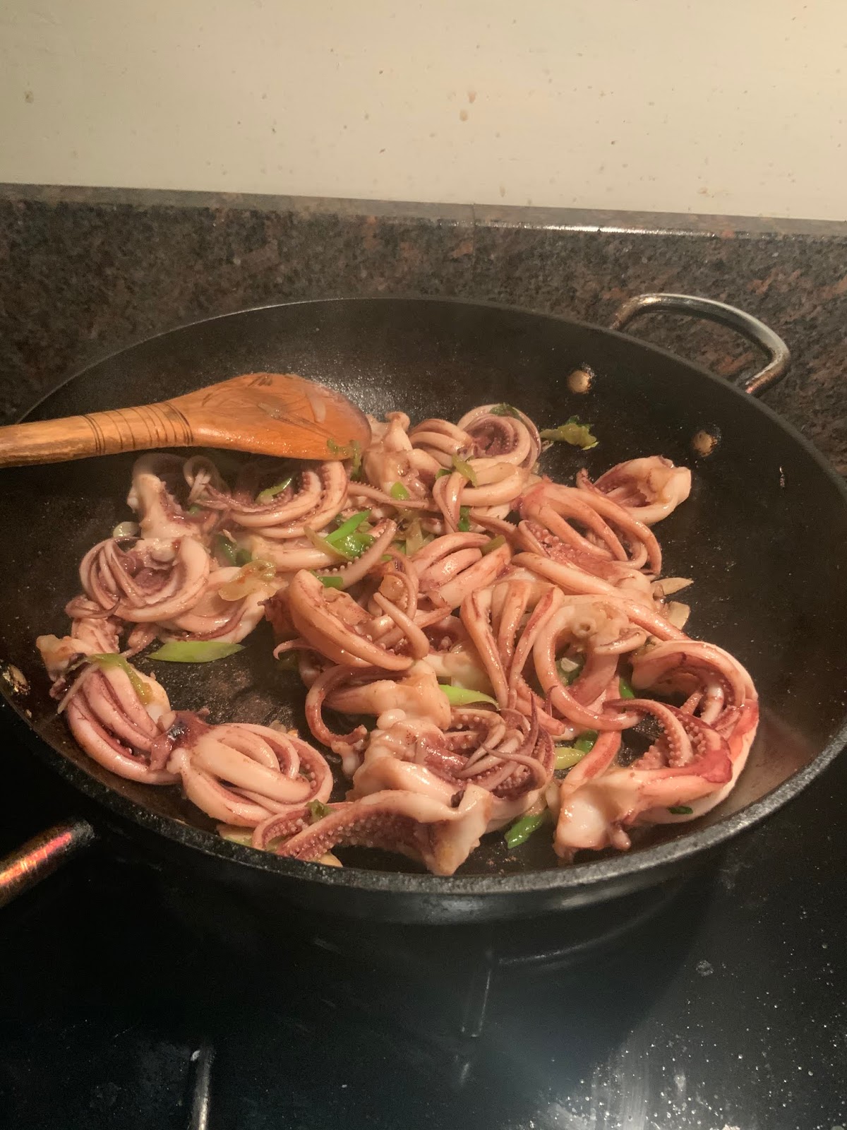 easy vietnamese cooking râu mực xào cumin xào khô