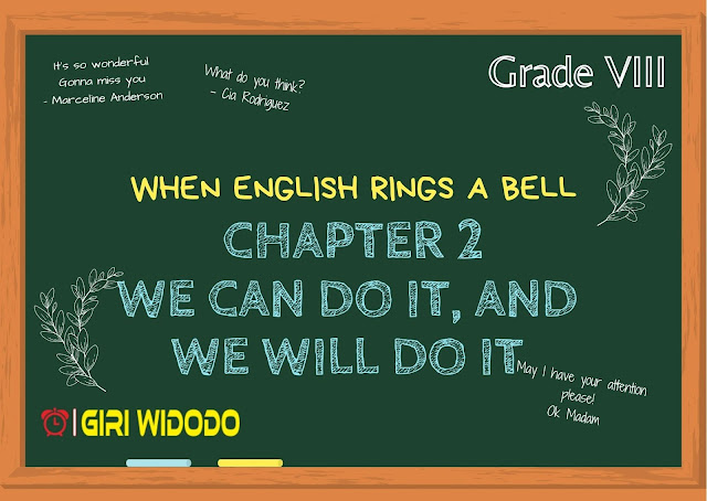 Materi Bahasa Inggris Kelas 8 Chapter 2 We Can Do It
