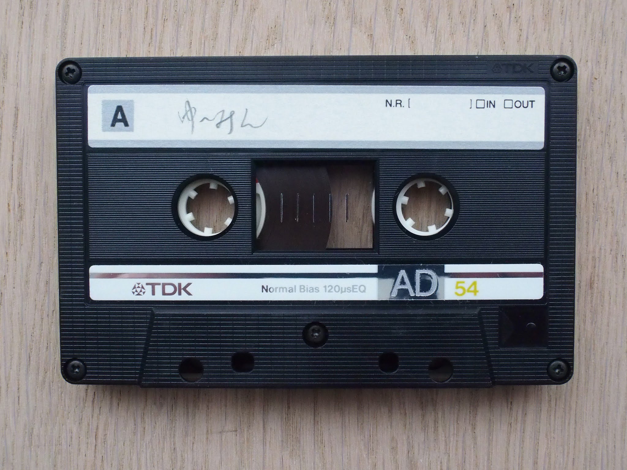 Audiochrome Cassette tape measurements TDK OD, AD, ADX, AR