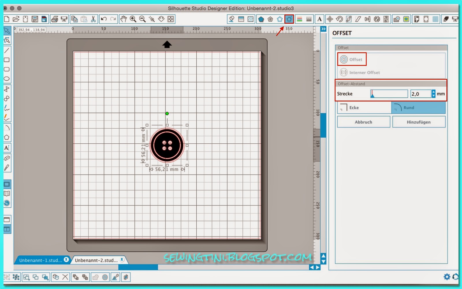Tinis Plotter-Tutorials - Folge 6 - Offset