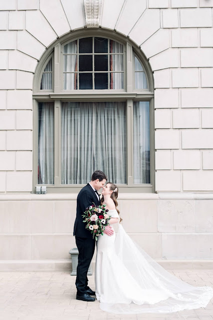 Amanda & George's Outdoor Winter Wedding at The Chase Park Plaza | St. Louis Wedding Photographer & Videographer