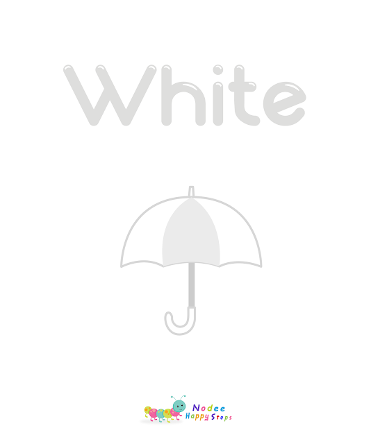 White Color - Colors Flashcards for Kids