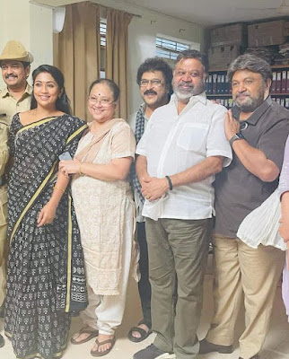 South Celebrities Ravichandran, mohanlal and others at Drishyam 2 sets