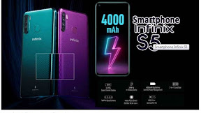Smartphone baru harga Rp. 1 jutaan dengan 4 kamera Belakang - Infinix S5