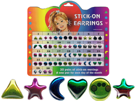 orecchini adesivi espantosa magnetici aretes